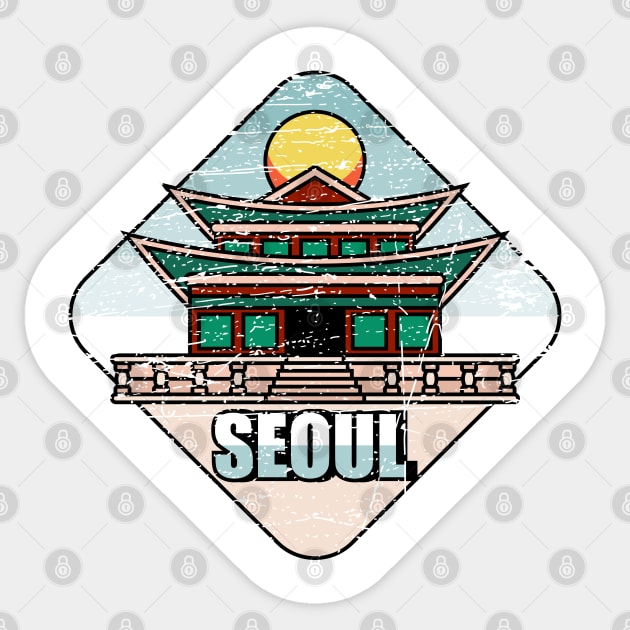 Seoul South Korea Sticker by Mandra